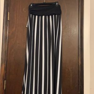 Black and white skirt